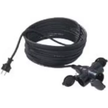 Cable de extensión de alimentación Bachmann H07RN-F 3G, 3 polos, modelo 343.176