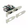 Tarjeta DeLOCK PCI Express x1 a 2 x serie RS-232