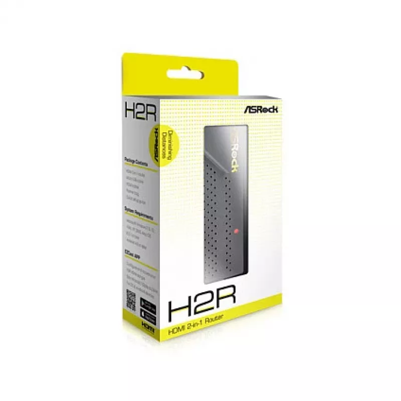 ASRock H2R HDMI 2-in-1 router/dongle, punto de acceso de viaje