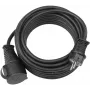 Brennenstuhl H07RN-F 3G1,5 - Alargador (230 VAC) - CEE 7/7 (Schutzkontakt) (M) - CEE 7/7 (Schutzkontakt) (H) - 10,0m - Negro (1167810)