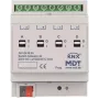Actuador de conmutación MDT AKI-0416.04 4 canales 4TE REG 16/20A 230VAC carga C industria 200µF (AKI-0416.04)