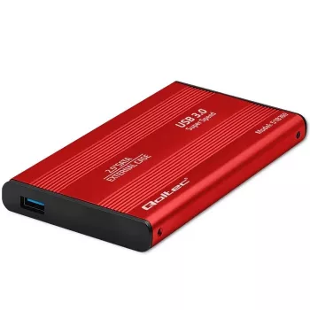 Carcasa para HDD/SSD QOLTEC 51860 para unidades SATA III de 2,5