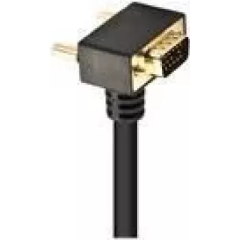 Cable VGA Kindermann SWE-2004 10 m con conector en ángulo recto