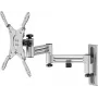 Goobay Soporte de pared para TV Caravan FULLMOTION (M), plateado (71989)