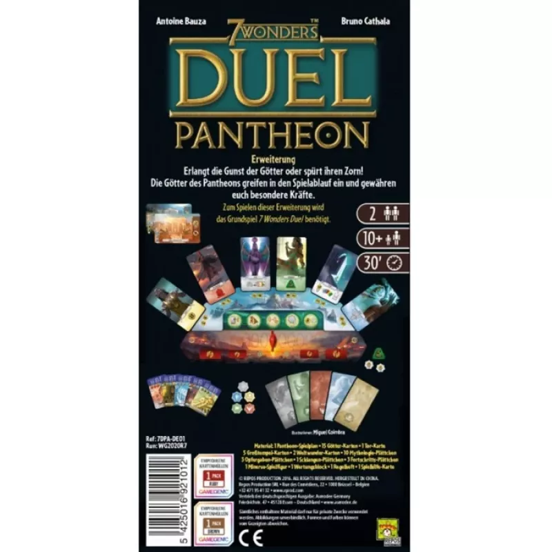 7 Wonders Duel - Pantheon, Expansión de juego de mesa