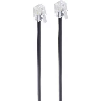 Cable de teléfono ShiverPeaks BS70083 3 m negro