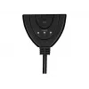 LogiLink - Divisor/conmutador de vídeo/audio - 3 x HDMI - Sobremesa