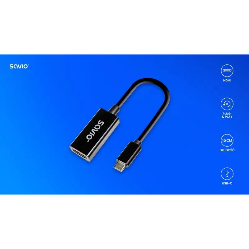 Adaptador gráfico USB Savio AK-79