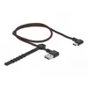 Cable USB DeLOCK EASY-USB 2.0 conector macho Type-A a conector macho Type-C 0,5 m negro