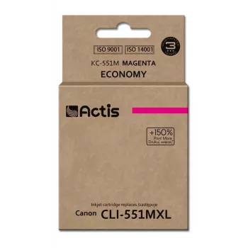 Actis KC-551M Tinta (sustituto de Canon CLI-551M; Estándar; 12 ml; magenta)