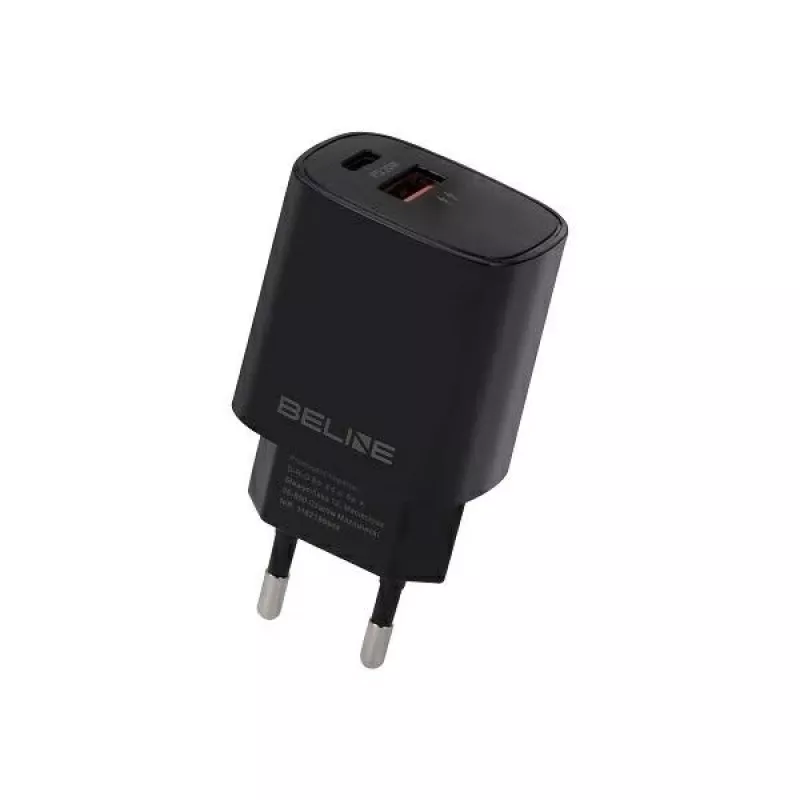 Cargador Beline Beli02159 — 20W USB-C y USB-A compatible con PD/QC