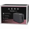 Tostadora eléctrica AENO ATS0001G — 2 ranuras, 220–240 V 50–60 Hz, 920–1080 W, 3 modos, 7 niveles de tostado, gris