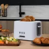 Tostadora Toast&Taste 9000 Double blanca (blanca, 980 vatios, para 2 rebanadas de pan de molde)
