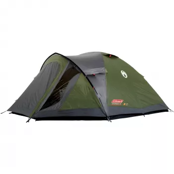 Tienda de campaña tipo cúpula Coleman Darwin 3 3 personas verde varillas de acero