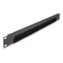 Regleta de cepillos DeLOCK 66750 gris metal nailon 19 pulgadas