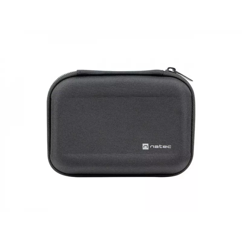 NATEC Krill 2 funda de viaje organizadora para HDD/SSD/accesorios/cables negra