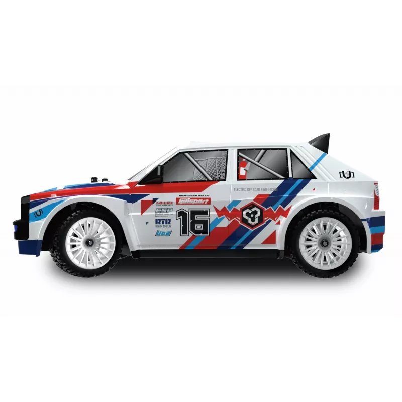 Amewi LR16 vehículo rallye drift radiocontrol modelo RC coche de rally motor eléctrico 1:16 (21092)