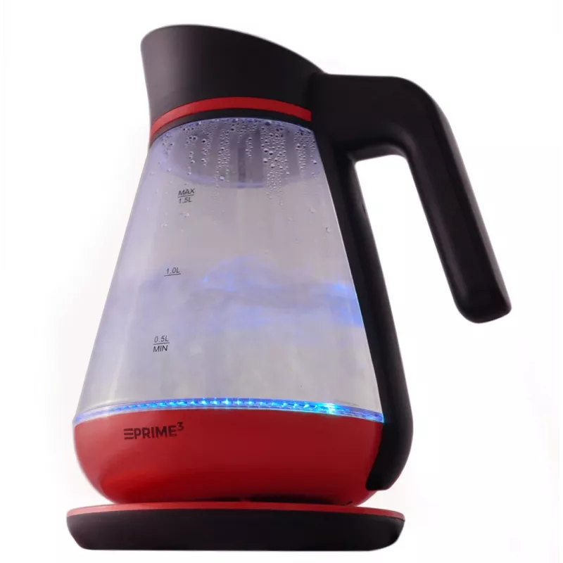 Hervidor PRIME3 1,5 L 2200 W rojo transparente