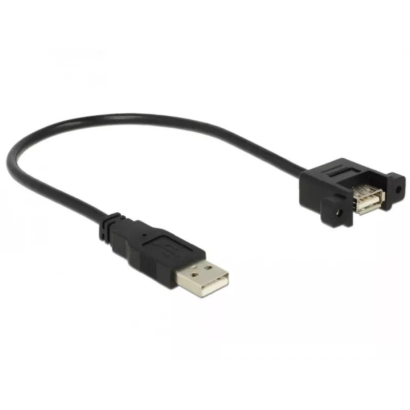 Cable USB DeLOCK 85462 USB 2.0 0,25 m negro