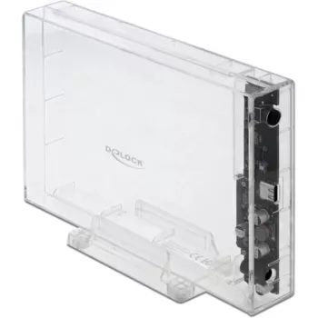 Carcasa HDD/SSD DeLOCK 42623 transparente 2,5/3,5