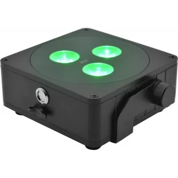 Panel LED con batería EUROLITE AKKU IP 3 sw 41700020 RGB para uso móvil y en exterior