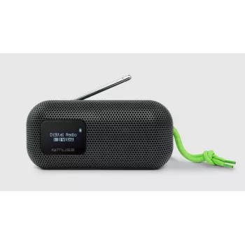 Muse Altavoz con radio FM | M-750 FBT | 10 W | resistente al agua | Bluetooth | negro | portátil | conexión inalámbrica