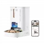 Comedero automático PETKIT YumShare Dual-hopper 2 con cámara, capacidad 5 L, ABS y acero inoxidable 304, blanco