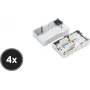 Toma de conexión de red Cat6 ShiverPeaks BS75001-SET4
