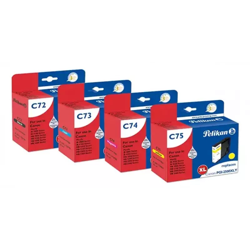 Pelikan Tinta para Canon PGI2500 BKCMY Amarillo 4950680