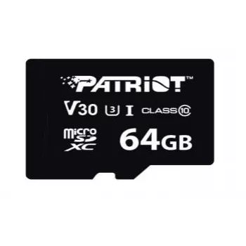 Tarjeta de memoria MicroSDXC PATRIOT VX Series 64 GB UHS-I U3 V30 Class 10 90/80 MB/s sumergible con protección contra escritura