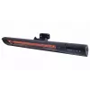 Radiador infrarrojo SUNRED RD-DARK-25, 2500 W, montaje en pared, IP55, negro