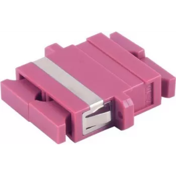 Adaptador de fibra óptica SC ShiverPeaks 07-60063 violeta multimodo
