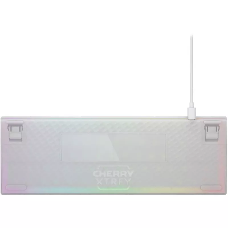 Teclado compacto CHERRY K5V2 gaming USB QWERTY inglés Blanco 67 teclas RGB LED