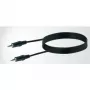 Cable de audio SCHWAIGER 3,5 mm conector macho–conector macho, 3 m, negro