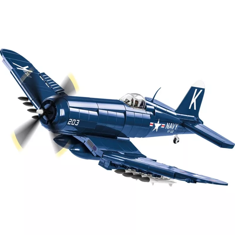 Bloques de construcción COBI F4U-4 Corsair 520 piezas Guerra de Corea