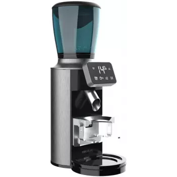 Cecotec Molinillo de café | SteelMill Touch | 150 W | Capacidad de granos de café 300 g | Número de tazas 14 uds.