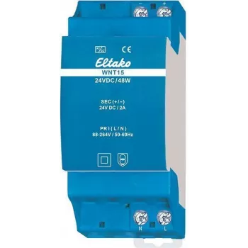Eltako WNT15-24VDC/48W temporizador semanal digital, 24V DC 48W