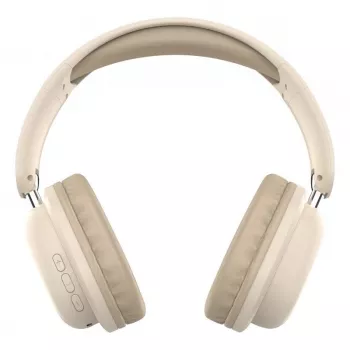 Auriculares inalámbricos over-ear DEFENDER EEMOTION B640 BEIGE — binaurales, acústica cerrada, USB-C, AUX, 20–20000 Hz, 105 dB