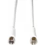 Cable coaxial E+p FA50 Blanco