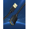 Adaptador alargador USB 3.0 UGREEN 10368B — USB-A hembra a USB-A macho, 1 m, negro