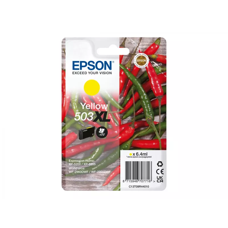 Cartucho de tinta Epson 503XL amarillo, original rendimiento alto (XL), 6,4 ml, Singlepack