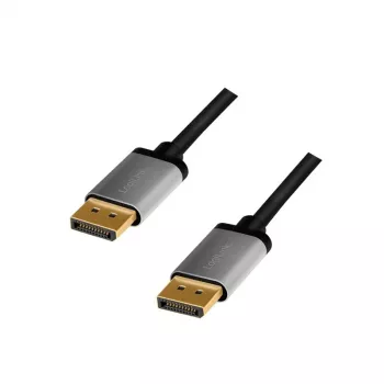 Cable DisplayPort LogiLink CDA0102 3 m Gris Negro