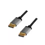 Cable DisplayPort LogiLink CDA0102 3 m Gris Negro