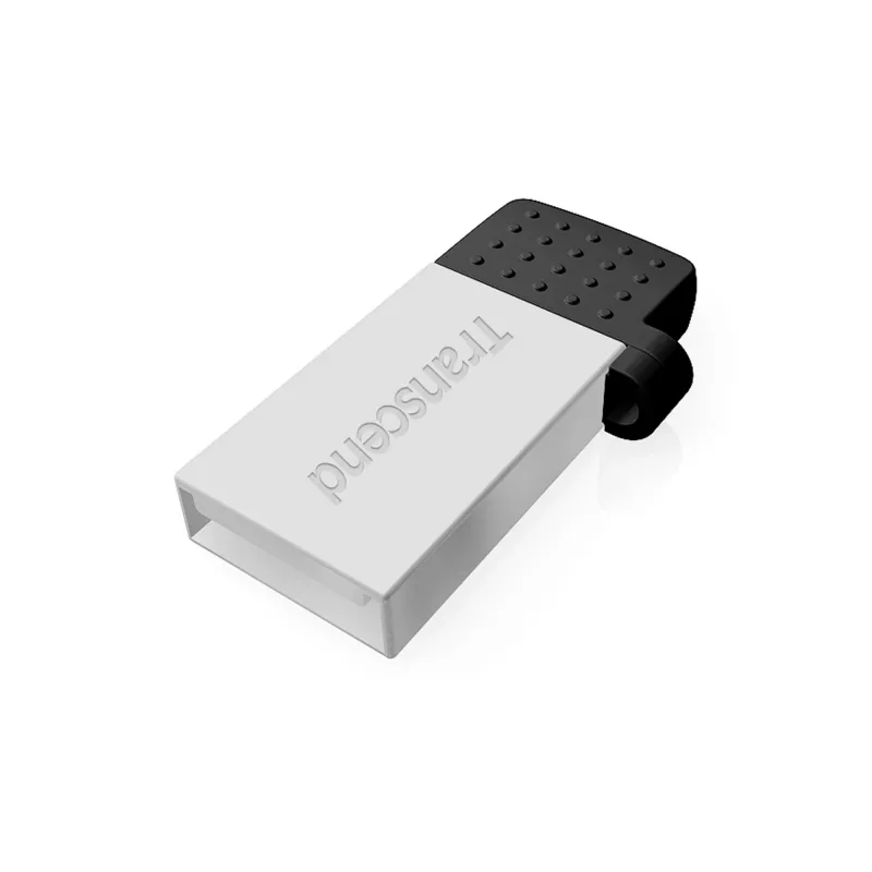 Transcend JetFlash Mobile 380 - Unidad flash USB - 16 GB - USB 2.0 - plateado (TS16GJF380S)