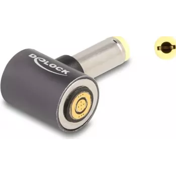 Delock 80791 adaptador para cable de carga de portátil, conector DC 5,5x2,5 mm a conector magnético de 8 pines