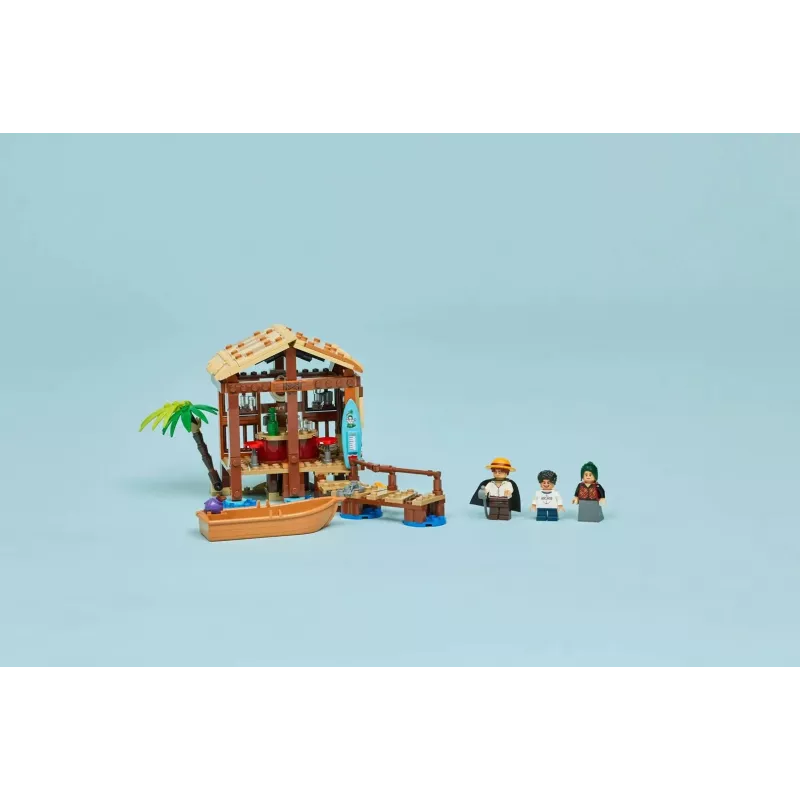 Set de construcción LEGO One Piece 75636 Cabaña del pueblo del molino, 299 piezas, 3 minifiguras, 8+ años