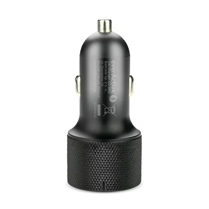 Cargador de coche everActive CC-50Q QC3.0 75W con soporte Quick Charge 3.0 y puertos USB