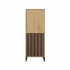 Vitrina KAMARO 2DK estrecha/GŁ roble ARTISAN