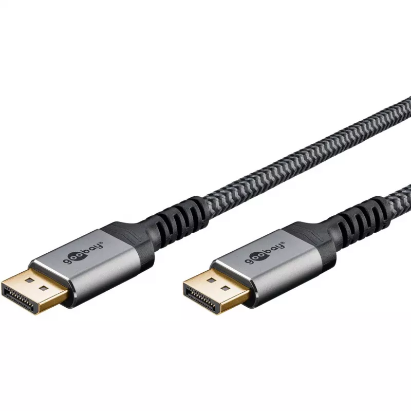Cable DisplayPort Goobay 2.0/2.1, 80 Gbit/s | 75685 | DisplayPort a DisplayPort
