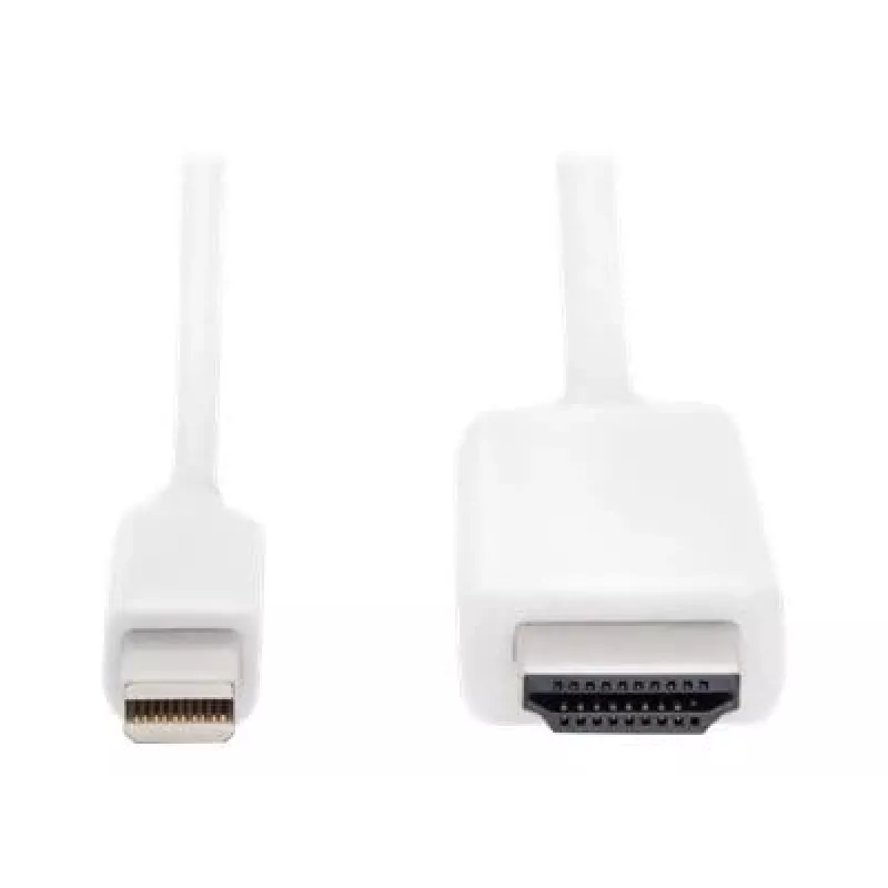 Digitus ASSMANN - Cable adaptador - Mini DisplayPort macho a HDMI macho - 2 m - triple aislamiento - blanco - moldeado, compatible con 4K (AK-340304-0